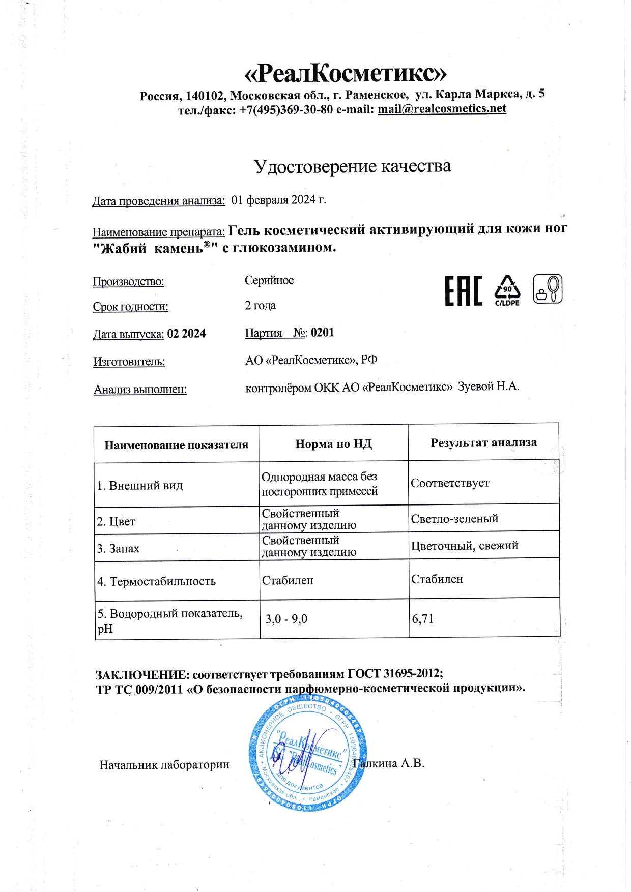 Паспорт №0220240201